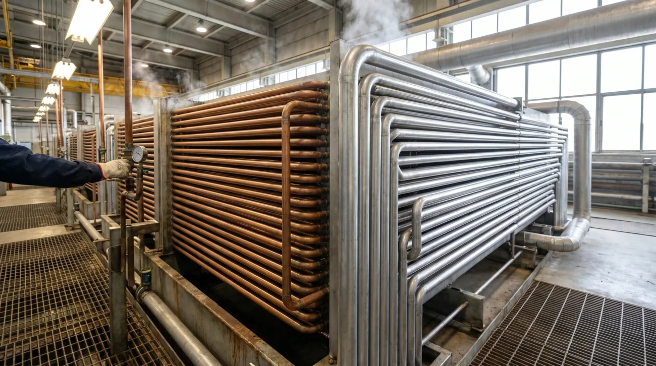 Material of Pipe in Condenser Is Copper