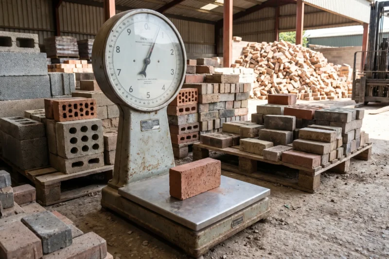 What Is the Weight of a Brick? Average Brick Weight by Type, Size, and Country