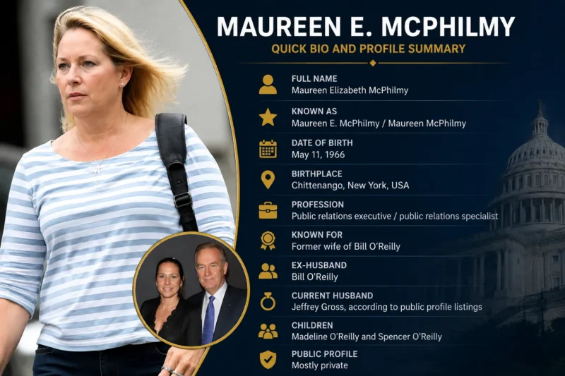 Maureen E. McPhilmy Biography: Life, Career, Divorce, and Facts