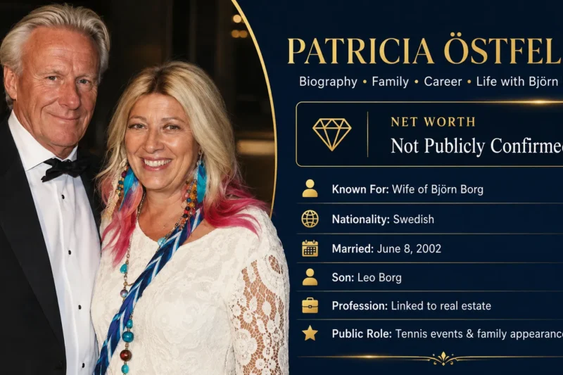 Patricia Östfeldt: Biography, Family, Career, and Life with Björn Borg