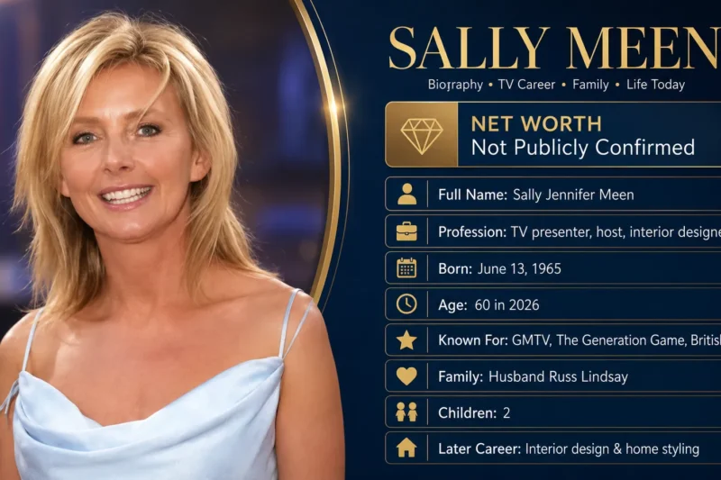 Sally Meen Biography: TV Career, Family, Age and Life Today Guide