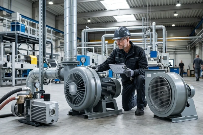 How to Choose the Right Industrial Air, Blower, and Vacuum Equipment