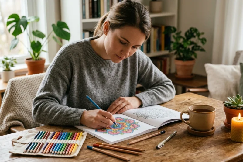 A Practical Guide to Creating a Short Coloring Routine for Calm, Focus, and Screen-Free Downtime